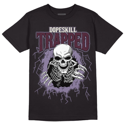 A Ma Maniére x Jordan 4 Retro ‘Violet Ore’  DopeSkill T-Shirt Trapped Halloween Graphic Streetwear - Black 