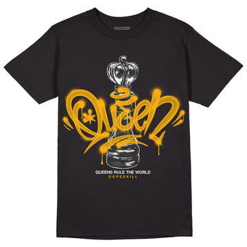 Dunk Low Championship Goldenrod (2021) DopeSkill T-Shirt Queen Chess Graphic Streetwear - Black