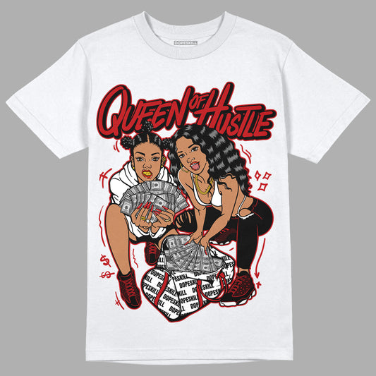 Playoffs 13s DopeSkill T-Shirt Queen Of Hustle Graphic - White