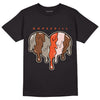 Jordan 3 “Desert Elephant” DopeSkill T-Shirt Slime Drip Heart Graphic - Black