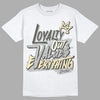 Jordan 4 Retro SE Craft Photon Dust DopeSkill T-Shirt LOVE  Graphic Streetwear - White