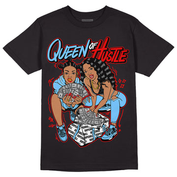 Travis Scott x Jordan 4 Retro 'Cactus Jack' DopeSkill T-Shirt Queen Of Hustle Graphic Streetwear - Black 