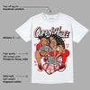 Gym Red 12s DopeSkill T-Shirt Queen Of Hustle Graphic