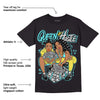 Aqua 5s DopeSkill T-Shirt Queen Of Hustle Graphic