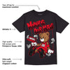 Red Thunder 4s DopeSkill T-Shirt Money Is Our Motive Bear Graphic