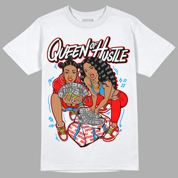 Fruity Pebbles Dunks DopeSkill T-Shirt Queen Of Hustle Graphic - White