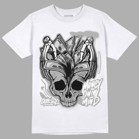 Stealth 12s DopeSkill T-Shirt MOMM Skull Graphic - White 