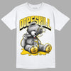 Light Ginger 14s Retro DopeSkill T-Shirt Sick Bear Graphic - White