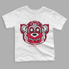OG Varsity Red/Newstalgia 1s High Retro DopeSkill Toddler Kids T-shirt Monk Graphic