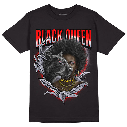 Jordan 13 Retro 'Black Flint' DopeSkill T-Shirt New Black Queen Graphic Streetwear - Black