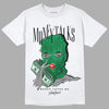 Jordan 1 High OG ‘Lucky Green’ DopeSkill T-Shirt Money Talks Graphic Streetwear - White 