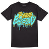 Aqua 5s DopeSkill T-Shirt Rare Breed Graphic - Black