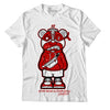 Jordan 6 “Red Oreo” DopeSkill T-Shirt Sneaker Bear Graphic - White 