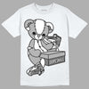 Stealth 12s DopeSkill T-Shirt Sneakerhead BEAR Graphic - White 