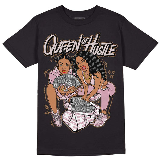 Dunk Low Teddy Bear Pink DopeSkill T-Shirt Queen Of Hustle Graphic - Black 