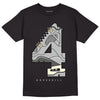 Jordan 4 Retro SE Craft Photon Dust DopeSkill T-Shirt No.4 Graphic Streetwear - Black