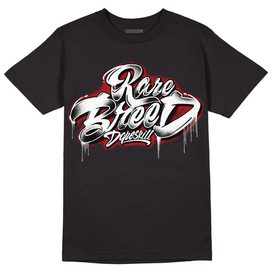 Playoffs 13s DopeSkill T-Shirt Rare Breed Type Graphic - Black