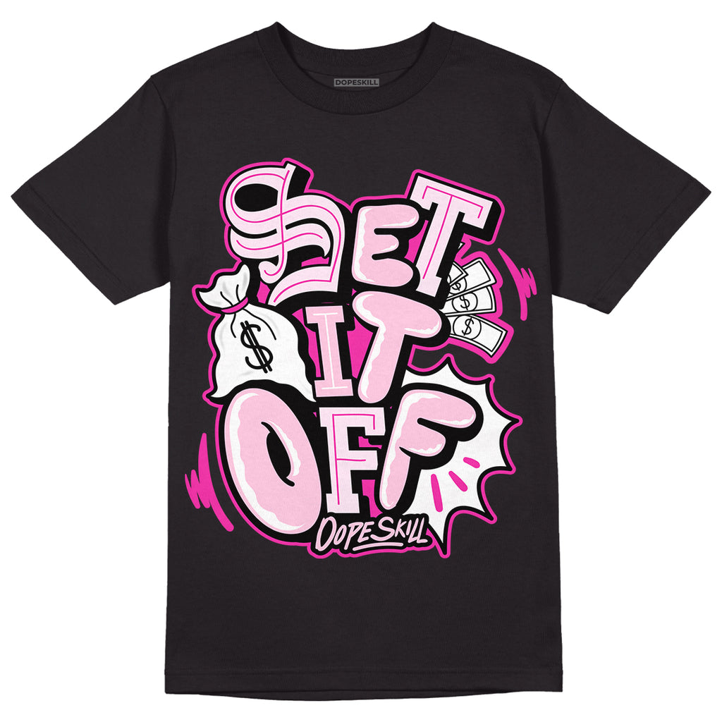 Triple Pink Dunk Low DopeSkill T-Shirt Set It Off Graphic - Black