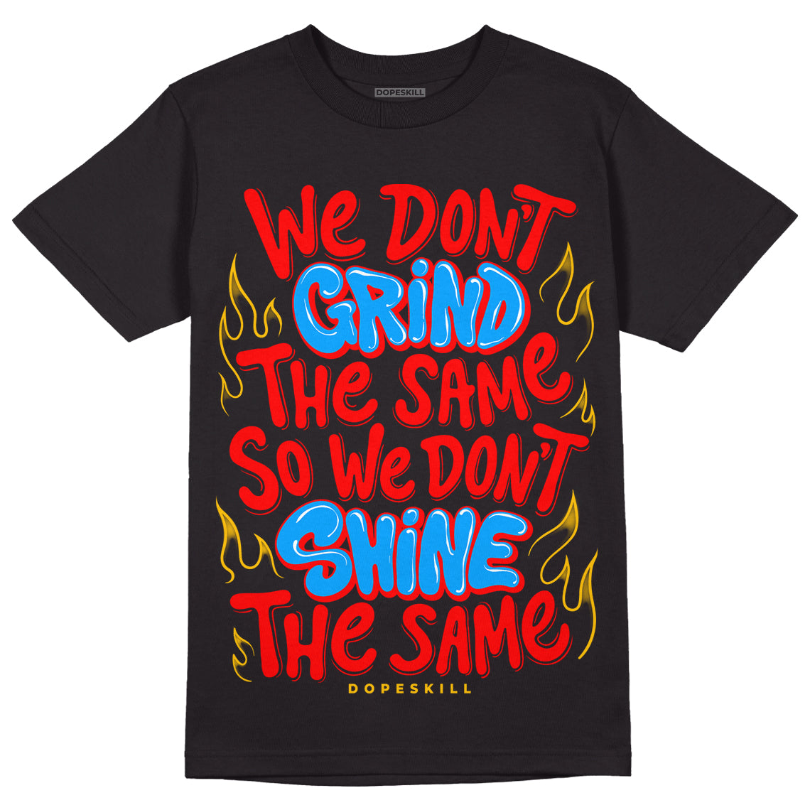 Fruity Pebbles Dunks DopeSkill T-Shirt Grind Shine Graphicv - Black