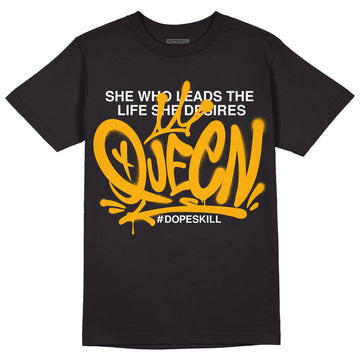 Goldenrod Dunk DopeSkill T-Shirt Queen Graphic - Black