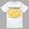 Goldenrod Dunk DopeSkill T-Shirt Queen Graphic - White