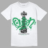 Jordan 1 Low Lucky Green DopeSkill T-Shirt Queen Chess Graphic Streetwear - White