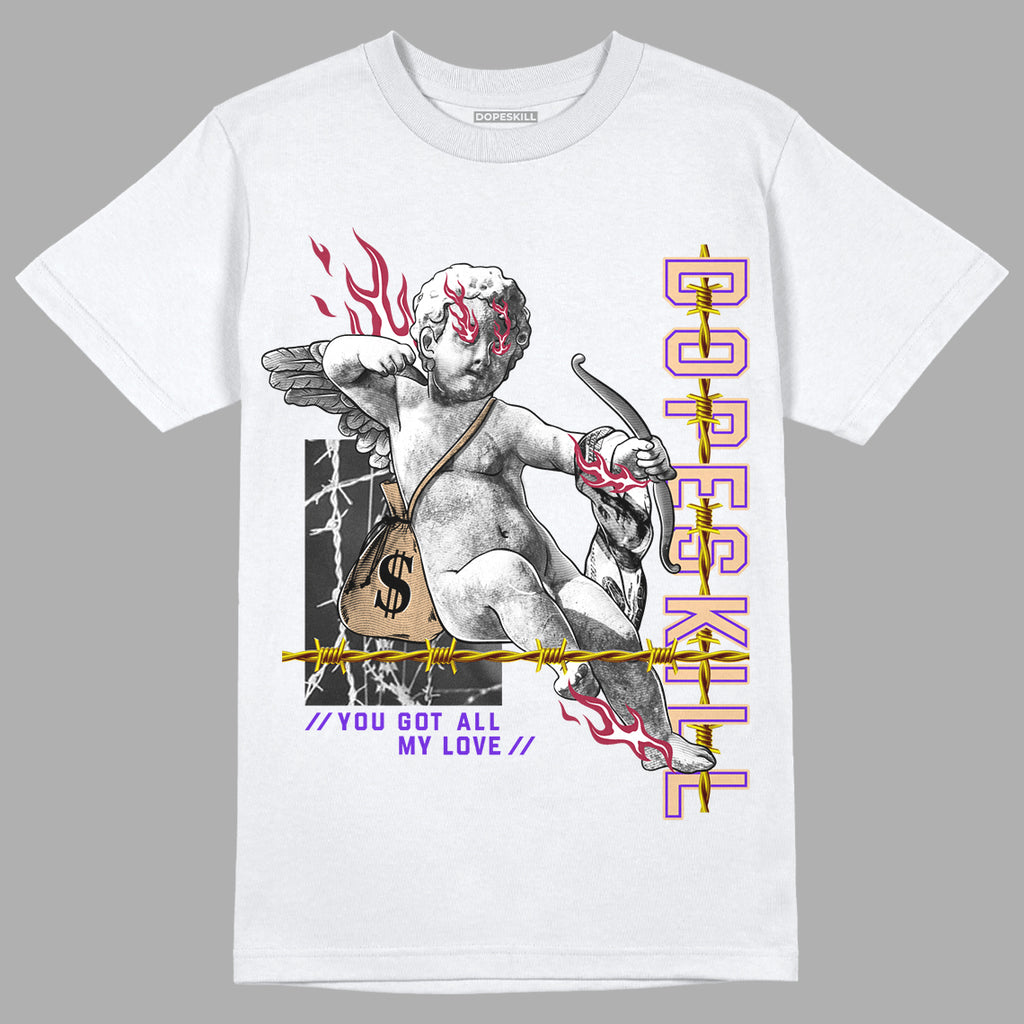 Afrobeats 7s SE DopeSkill T-Shirt You Got All My Love Graphic - White