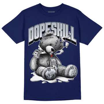 Midnight Navy 11s DopeSkill T-shirt Sick Bear Graphic