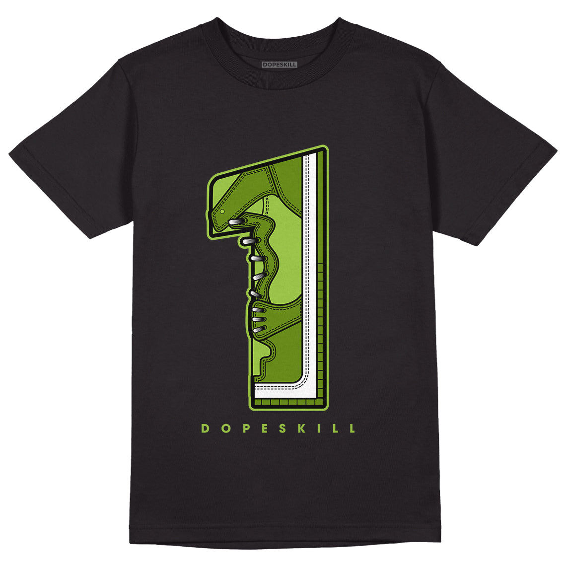 Dunk Low 'Chlorophyll' DopeSkill T-Shirt No.1 Graphic - Black 