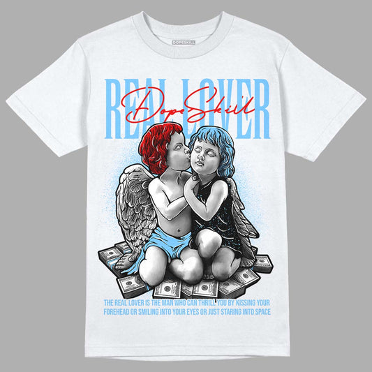 Travis Scott x Jordan 4 Retro 'Cactus Jack' DopeSkill T-Shirt Real Lover Graphic Streetwear - White 