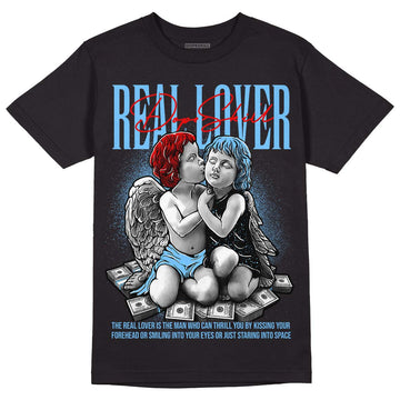 Travis Scott x Jordan 4 Retro 'Cactus Jack' DopeSkill T-Shirt Real Lover Graphic Streetwear - Black 