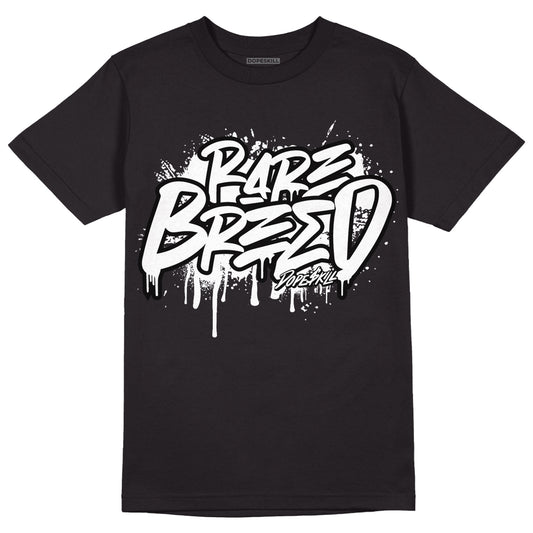 Jordan 1 High 85 Black White DopeSkill T-Shirt Rare Breed Graphic Streetwear - Black 