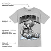 Black Metallic Chrome 6s DopeSkill Metallic Silver T-shirt Sick Bear Graphic