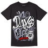 Jordan 13 Retro 'Black Flint' DopeSkill T-Shirt No Days Off Graphic Streetwear - Black