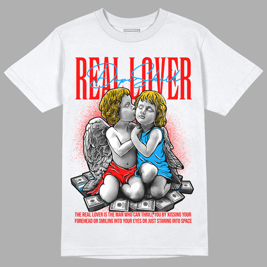 Fruity Pebbles Dunks DopeSkill T-Shirt Real Lover Graphic - White