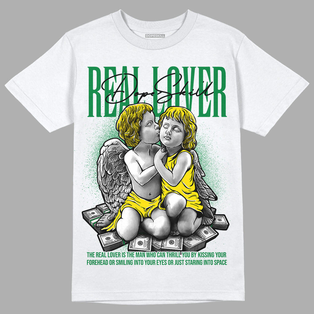 Dunk Low Reverse Brazil DopeSkill T-Shirt Real Lover Graphic - White
