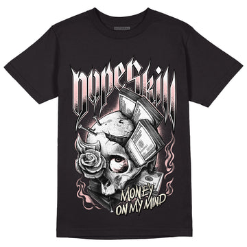 Jordan 1 High OG WMNS Washed Pink DopeSkill T-Shirt Money On My Mind Graphic Streetwear - Black