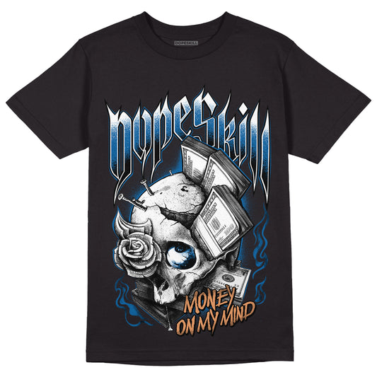 Jordan 3 Retro Wizards DopeSkill T-Shirt Money On My Mind Graphic Streetwear - Black
