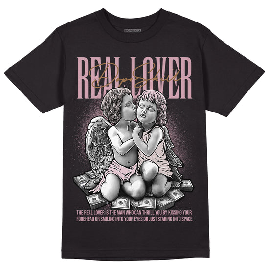 Dunk Low Teddy Bear Pink DopeSkill T-Shirt Real Lover Graphic - Black 