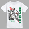 Jordan 2 Retro Lucky Green DopeSkill T-Shirt You Got All My Love Graphic Streetwear - White 