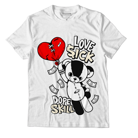 Jordan 11 Low 72-10 DopeSkill T-Shirt Love Sick Graphic - White