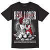 Playoffs 13s DopeSkill T-Shirt Real Lover Graphic - Black