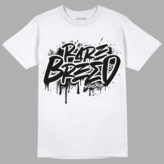 Jordan 1 High 85 Black White DopeSkill T-Shirt Rare Breed Graphic Streetwear - White 