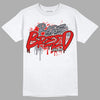 Gym Red 9s DopeSkill T-Shirt Rare Breed Graphic - White 