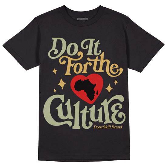 Jordan 5 Jade Horizon DopeSkill T-Shirt Do It For The Culture Graphic Streetwear - Black