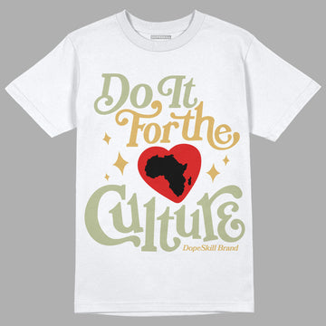 Jordan 5 Jade Horizon DopeSkill T-Shirt Do It For The Culture Graphic Streetwear - White