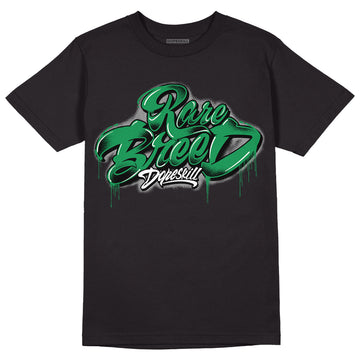 Jordan 1 Low Lucky Green DopeSkill T-Shirt Rare Breed Type Graphic Streetwear - Black