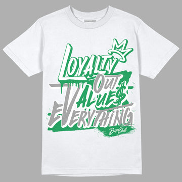 Jordan 3 WMNS “Lucky Green” DopeSkill T-Shirt LOVE Graphic Streetwear - White