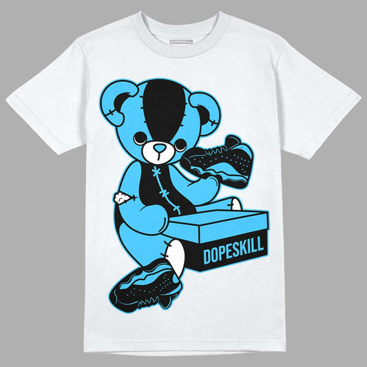 University Blue 13s DopeSkill T-Shirt Sneakerhead BEAR Graphic - White 