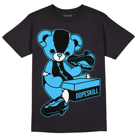 University Blue 13s DopeSkill T-Shirt Sneakerhead BEAR Graphic - Black 